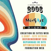 LOGO MédiArt Création de site internet La Rochelle - Rochefort